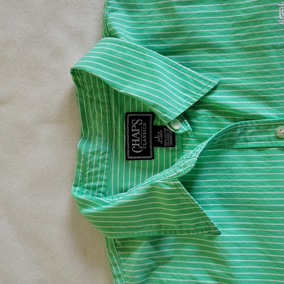 Chaps Classics Women's L Long Sleeve Button Down Shirt - Picture 4 of 10